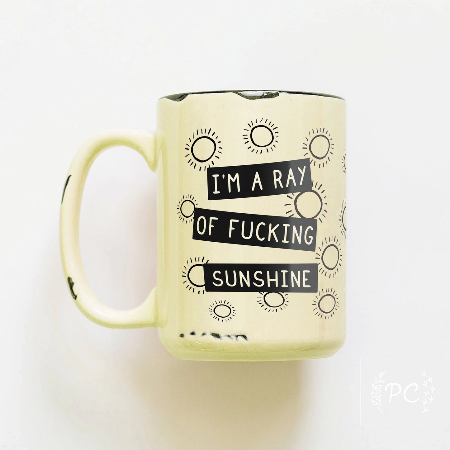 Prairie Chcik - I'm A Ray of Fucking Sunshine - Yellow - Mug