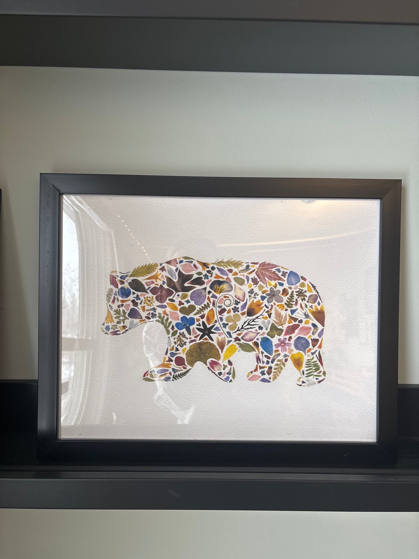 Beauty Of Botany - Bear Print in Frame - 11x14