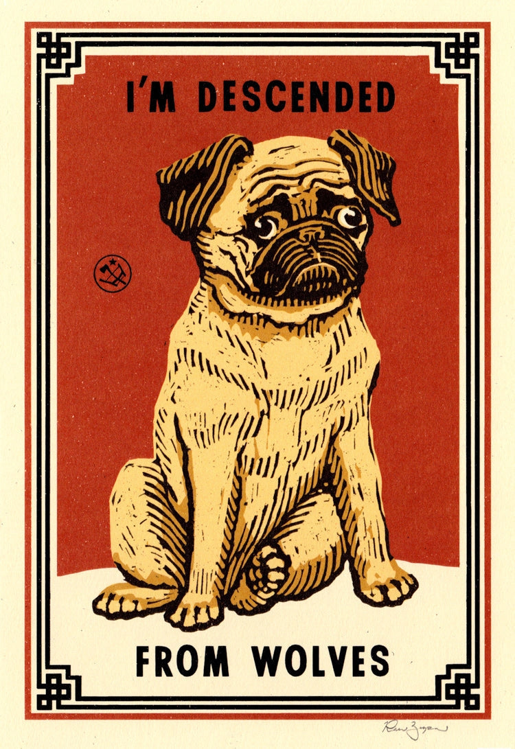 Ravi Zupa Art - From Wolves - 5.5x8 Print