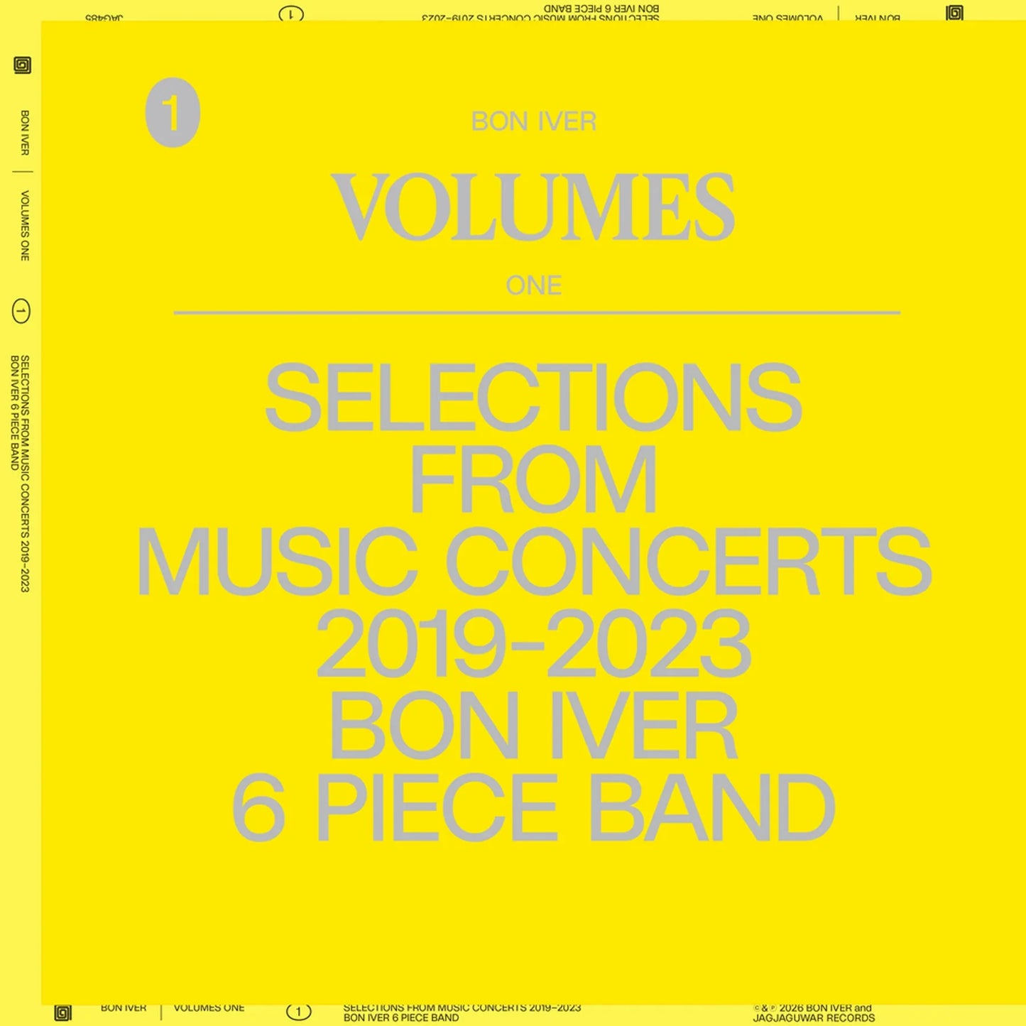 Bon Iver - Volumes One: Selections From Music Concerts 2019-2023 (New Vinyl)
