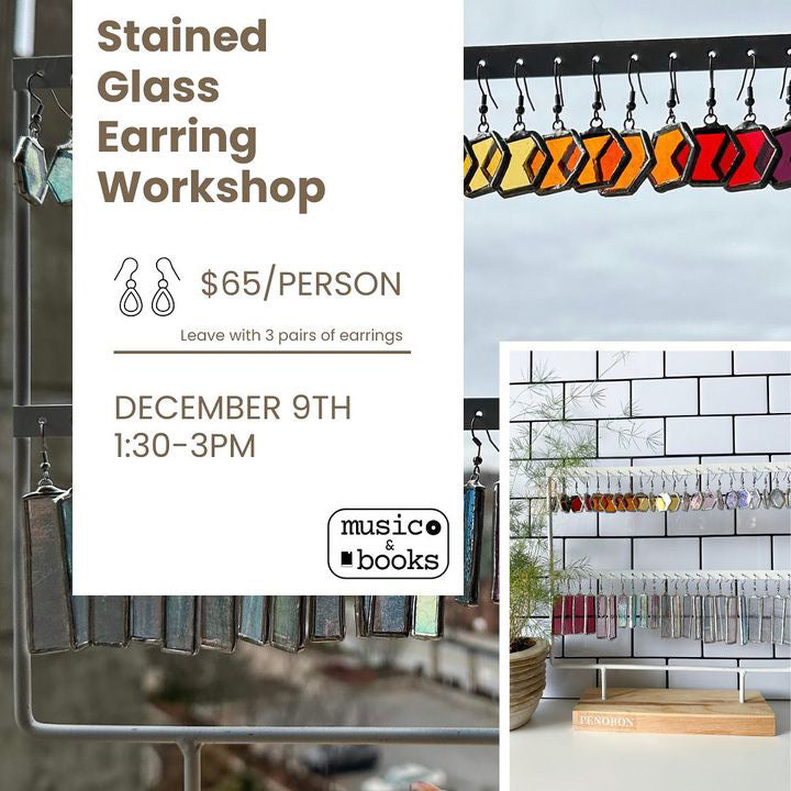 Stained Glass Earring Workshop hosted by SWEETFERN STUDIOS ✨