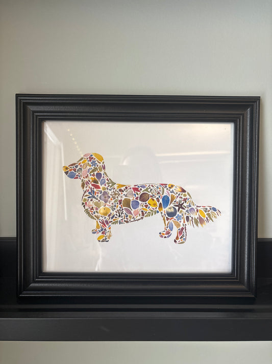 Beauty Of Botany - Dog Print in Frame - 11x14 (Copy)