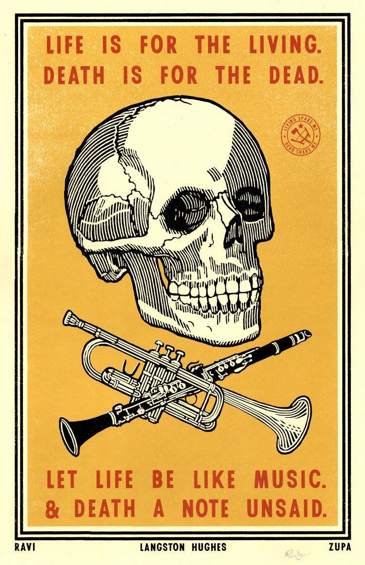 Ravi Zupa Art - A Note Unsaid - 11x7 Print