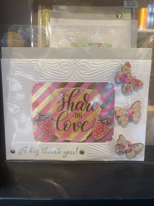 Handmade Paper Craft Card