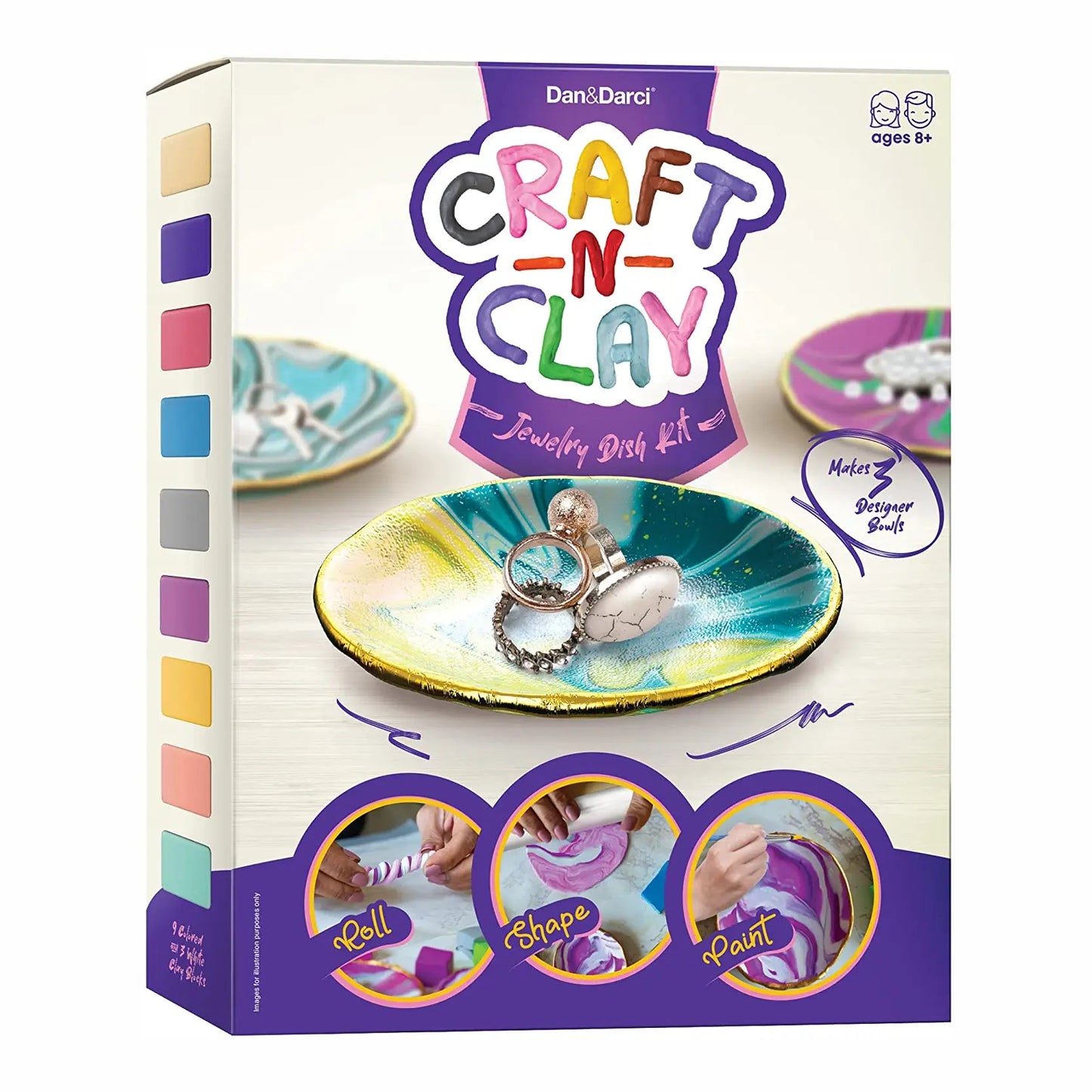 Craft 'n Clay - Jewelry Dish Making Kit For Kids