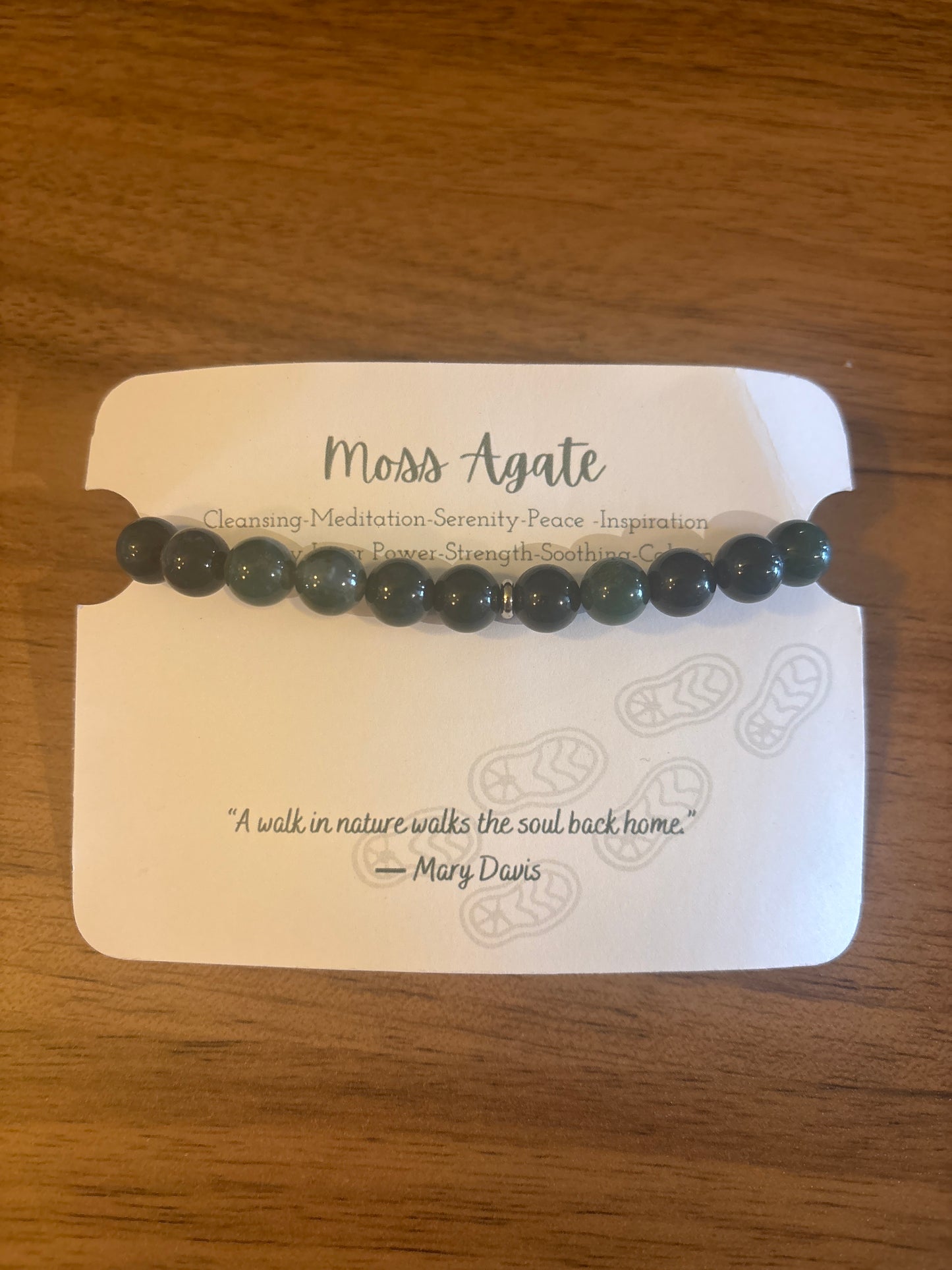 YogiCharms - Gemstone Bracelette on Card