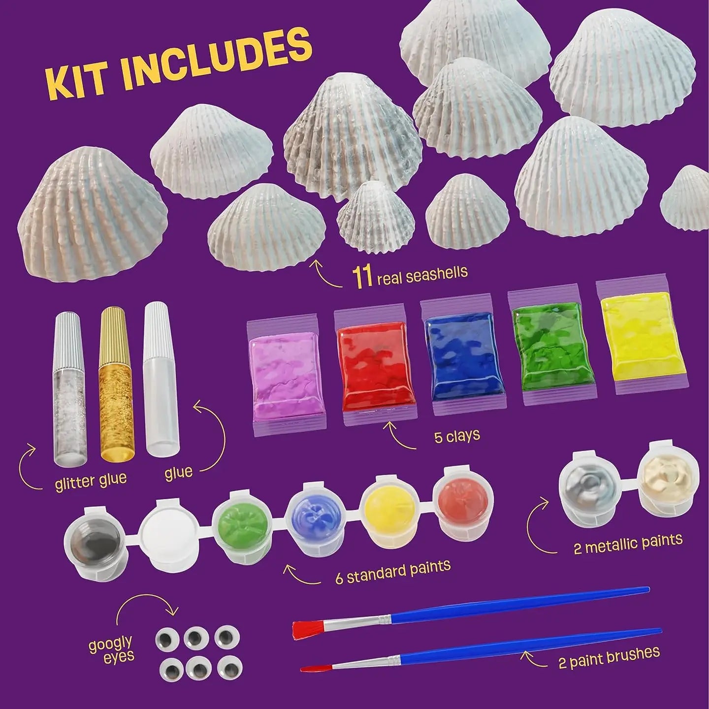 Sea Shell Painting Kit - Dan&Darci