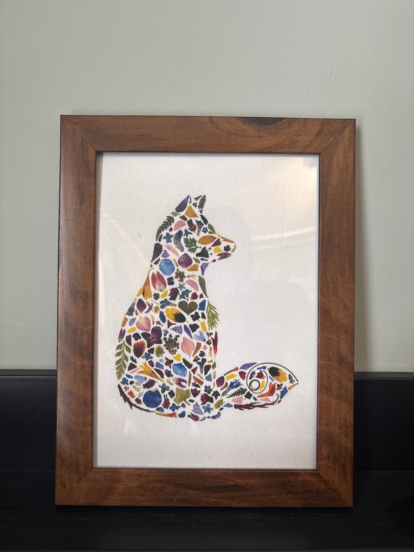 Beauty Of Botany - Fox Print in Frame - 4x6