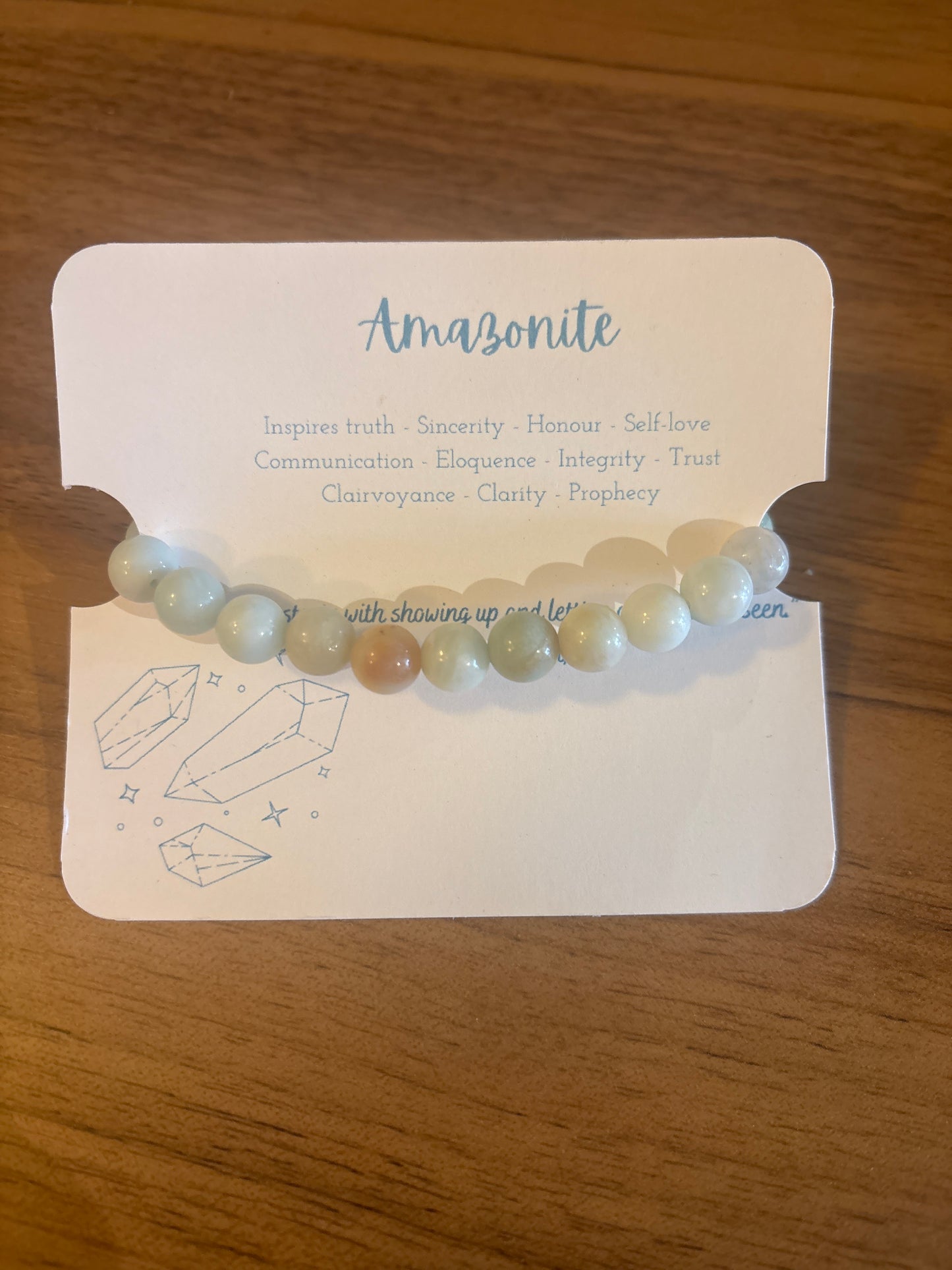 YogiCharms - Gemstone Bracelette on Card