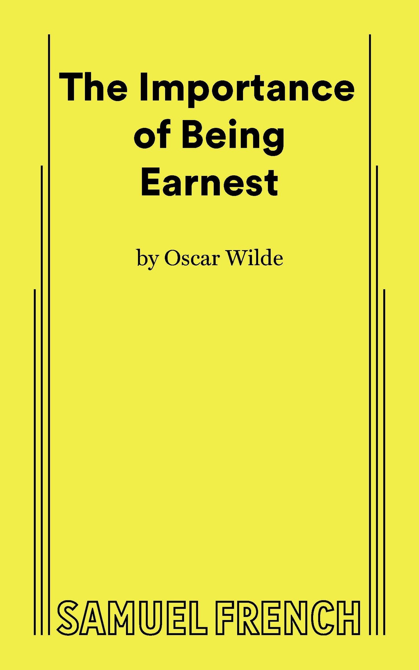 The Importance of Being Earnst - Oscar Wilde