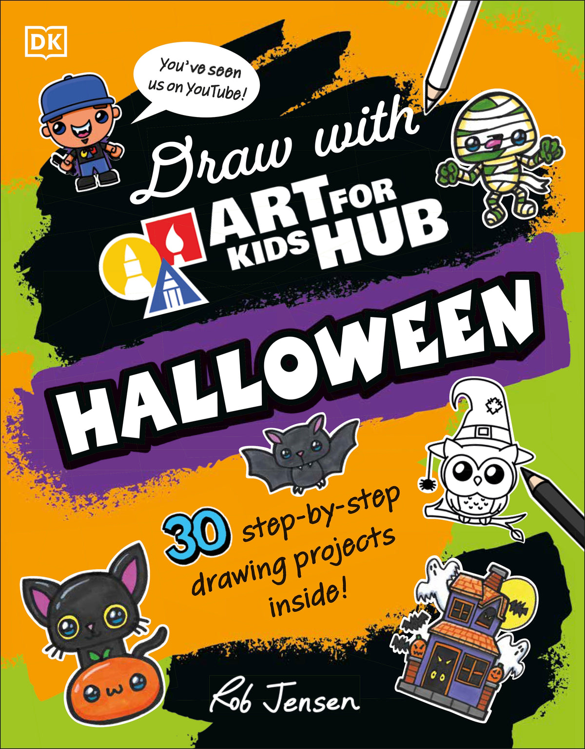 Draw with Art for Kids Hub Halloween - Rob Jensen