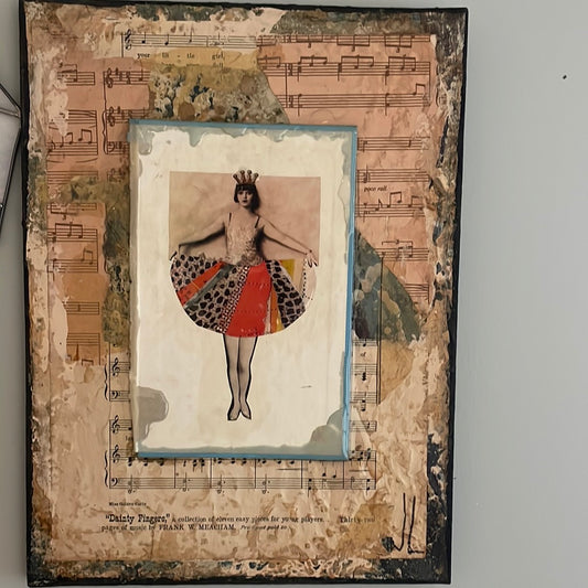 Jen Lados - ‘Cursty’ on book cover with resin