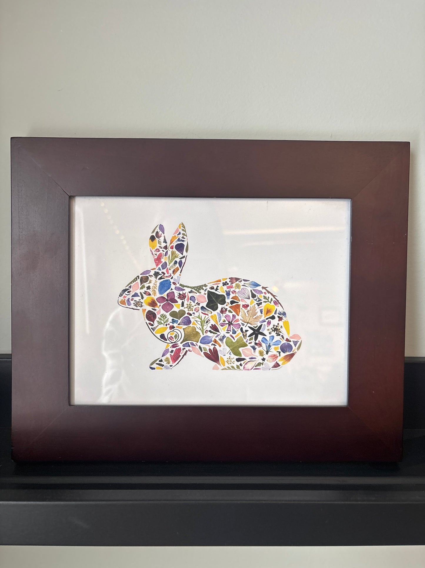 Beauty Of Botany - Rabbit Print in Frame - 5x7