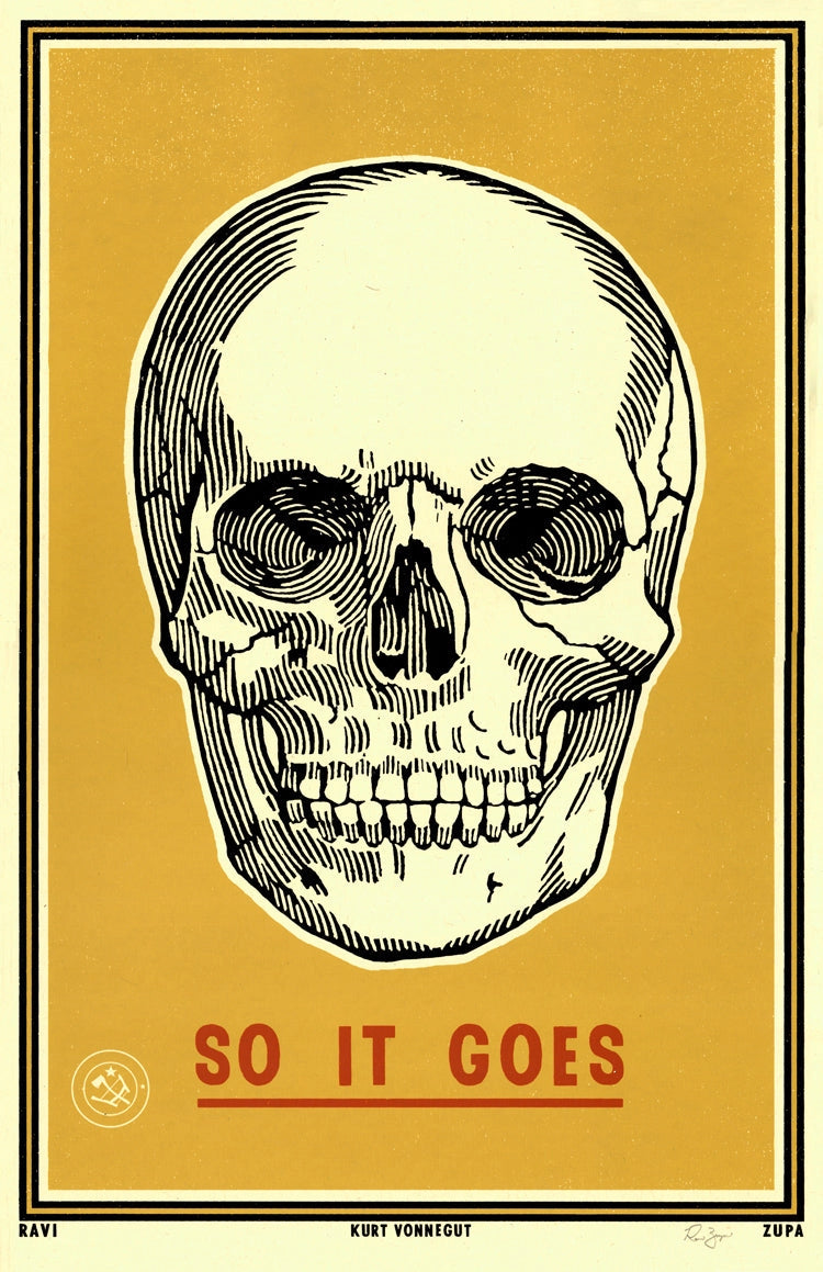 Ravi Zupa Art - So It Goes - 11x7 Print