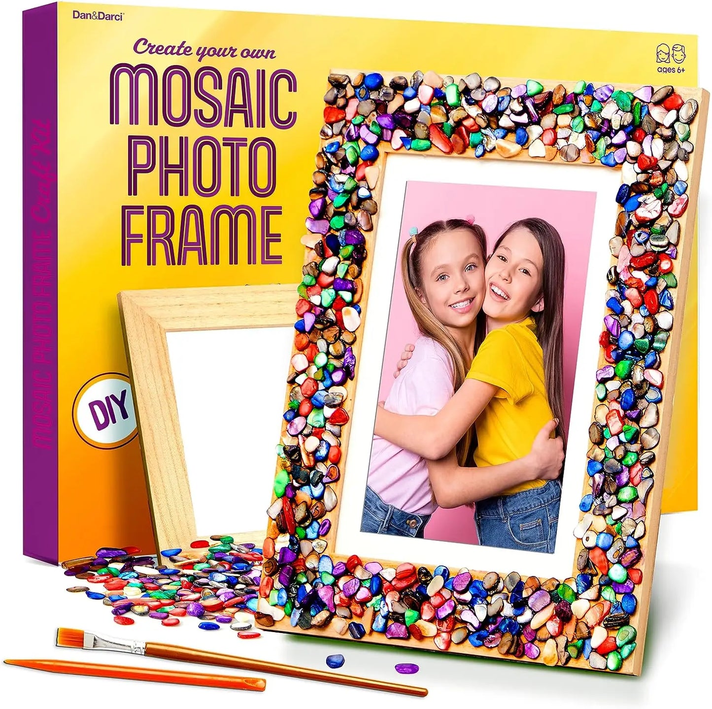 Diy Mosaic Picture Frame Kit For Kids